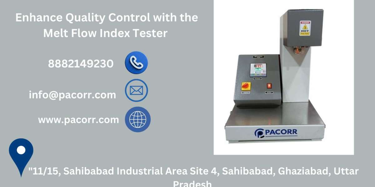 Pacorr’s Melt Flow Index Tester: Your Partner in Polymer Manufacturing Excellence