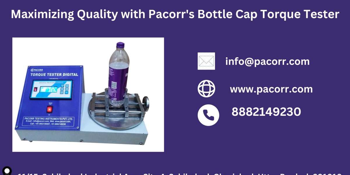 A Step-by-Step Guide to Testing Cap Torque with Pacorr's Bottle Cap Torque Tester